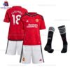 Man Utd Casemiro 18 Home 23/24 Kid Football Kit Sales