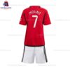 Man Utd Mount 7 Home 23/24 Kid Football Kit Sales