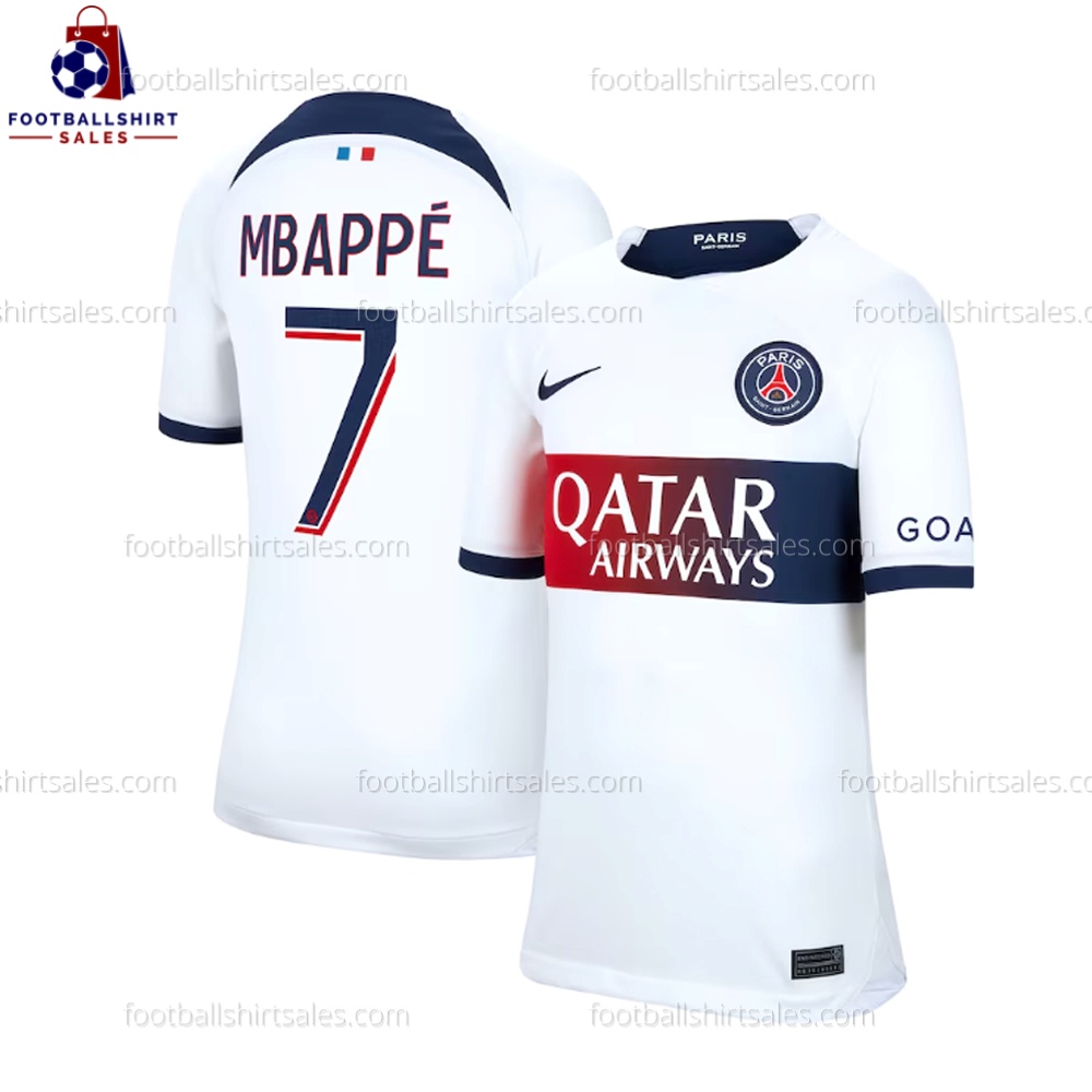 PSG Mbappé 7 Away 23/24 Men Football Shirt Sales