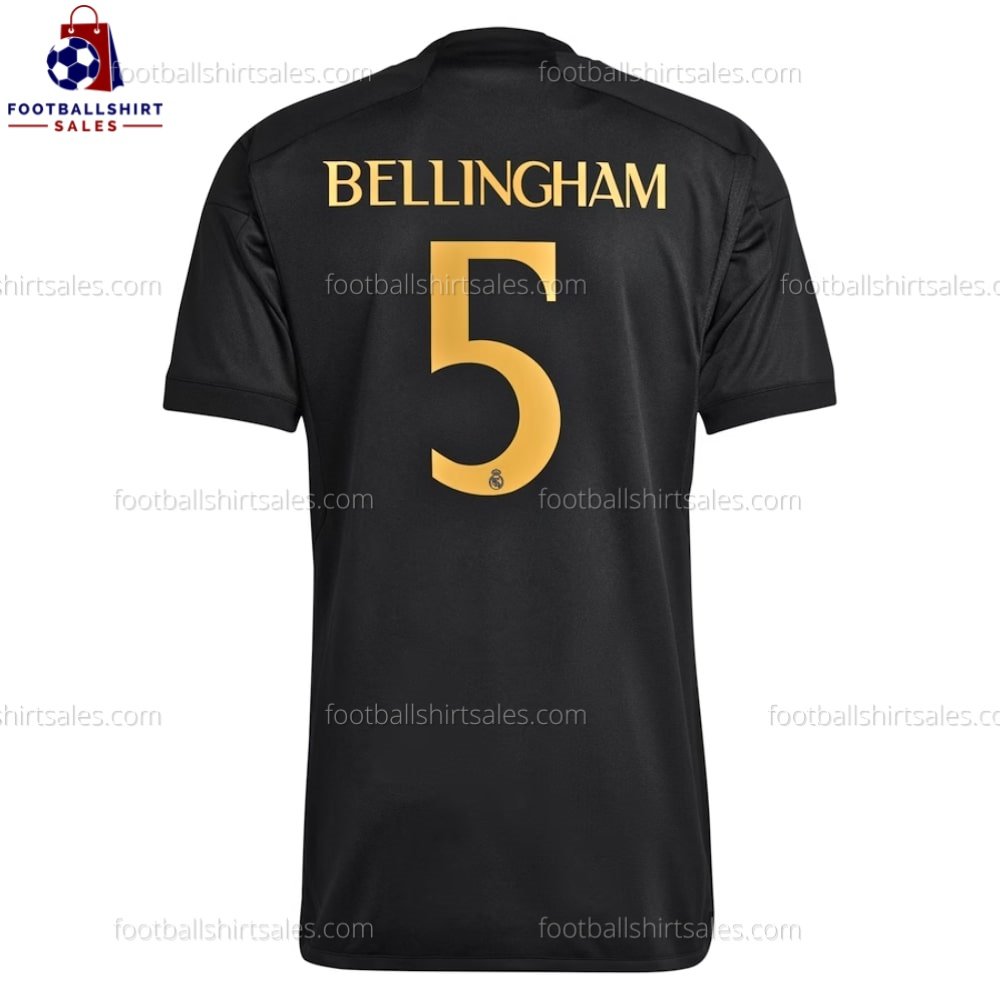 Real Madrid Bellingham 5 Third 23/24 Football Shirt Sales 1 Real Madrid Bellingham 5 Third 23/24 Football Shirt Sales