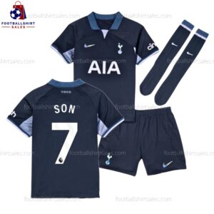 Tottenham Son 7 Away 23/24 Kid Football Kit Sales