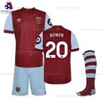 Westham United Bowen 20 Home 23/24 Kid Football Kit Sales