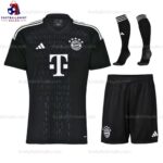 Bayern Munich Goalkeeper Black 23/24 Kid Football Kit Sales