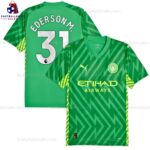 Manchester City Ederson M. 31 Goalkeeper Away 23/24 Men Football Shirt Sales