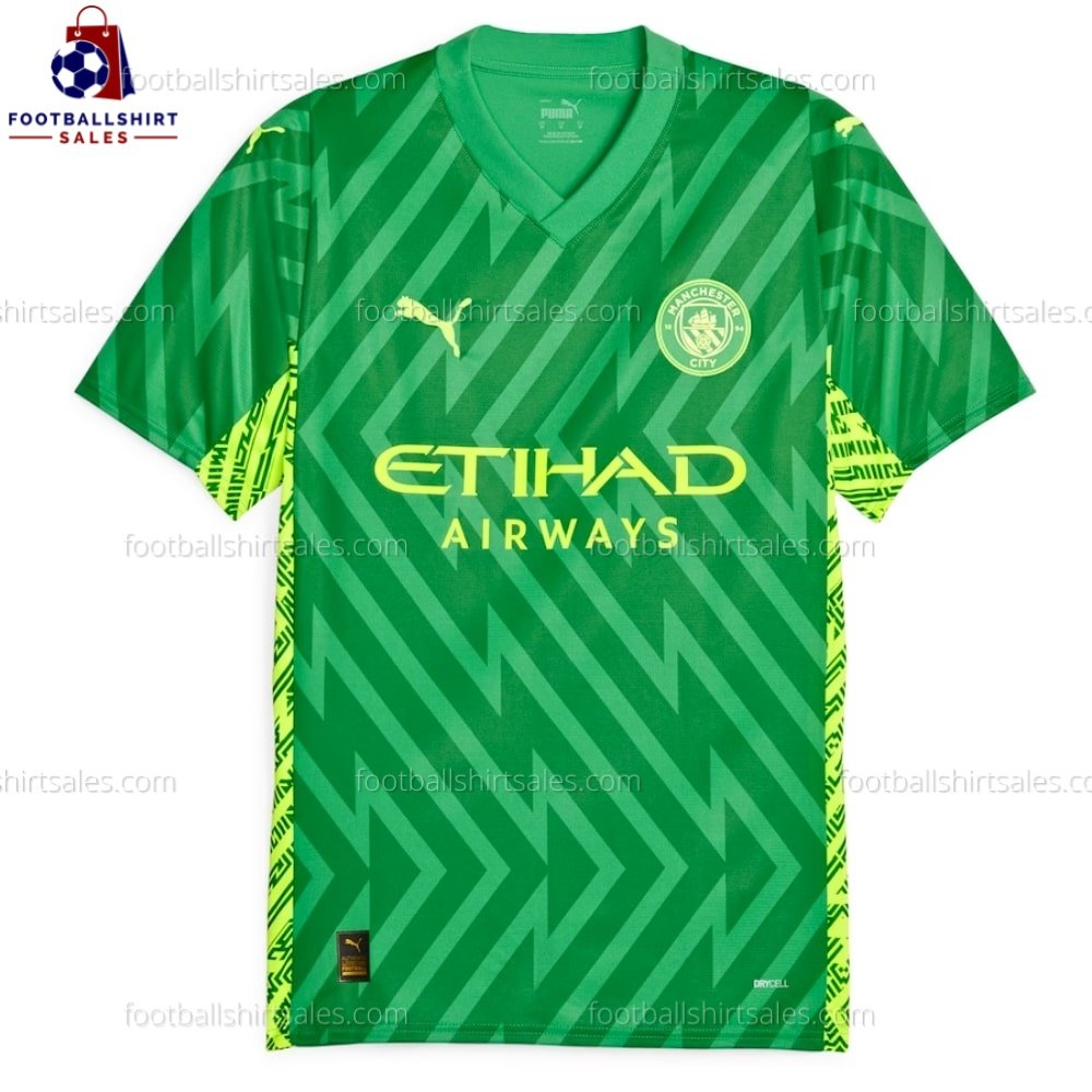 Man City Goalkeeper Away 23/24 Men Football Shirt Sales