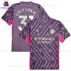 Man City Ederson M. 31 Goalkeeper Purple 23/24 Football Shirt Sales