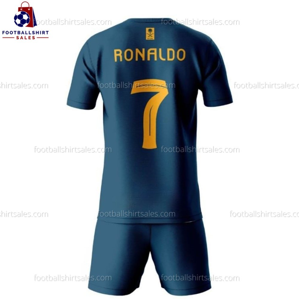 Al Nassr Ronaldo 7 Away 23/24 Kid Football Kit Sales