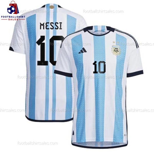Argentina Messi 10 Home 2022 Men Football Shirt Sales