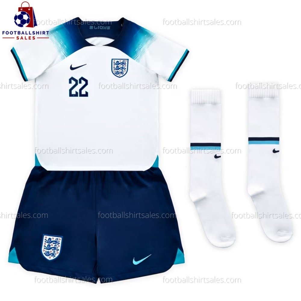 England Bellingham 22 Home 2022 Kid Football Kit Sales