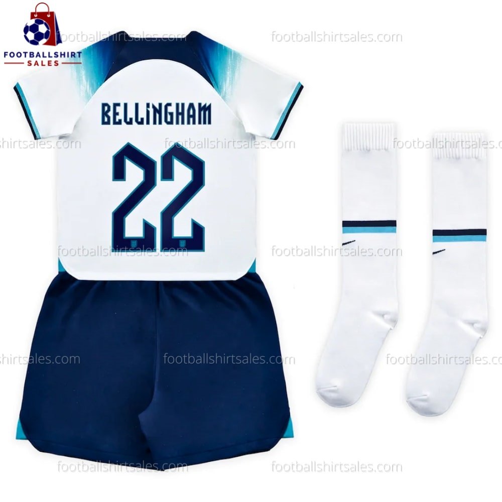 England Bellingham 22 Home 2022 Kid Football Kit Sales