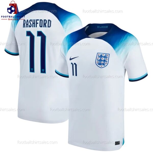 England Rashford 11 Home 2022 Men Football Shirt Sales