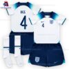 England Rice 4 Home 2022 Kid Football Kit Sales