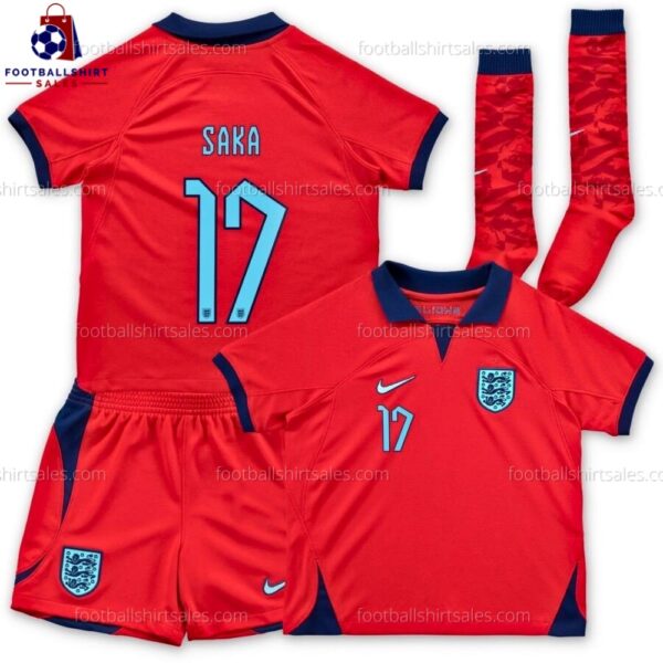 England Saka 17 Away 2022 Kid Football Kit Sales