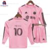Inter Miami Messi 10 Home Long Sleeve 23/24 Kid Football Kit Sales