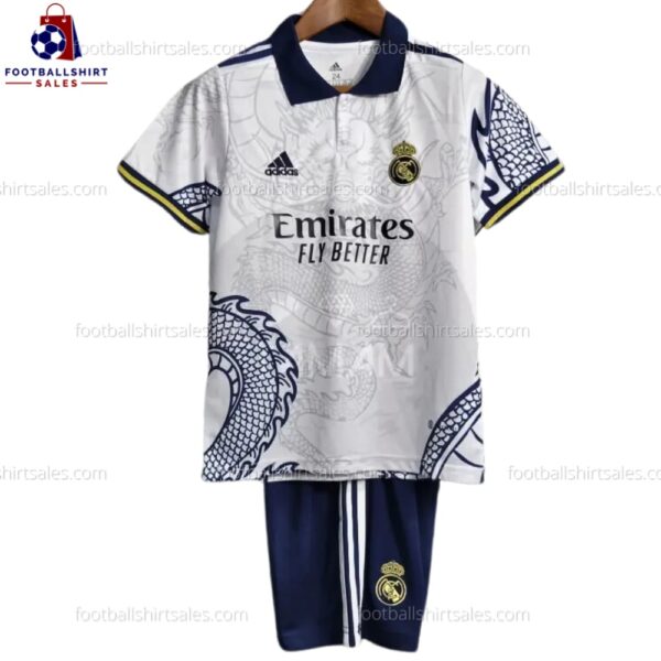 Real Madrid White 23/24 Kid Football Kit Sales