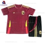 Belgium Red Home 2024 Kid Football Kit Sales
