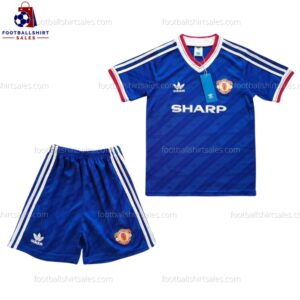 Man Utd Away 85/86 Kid Football Kit Sales