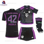 Bayern Munich Musiala 42 Away 23/24 Kid Football Kit Sales Printed