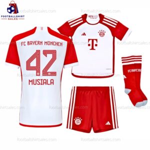 Bayern Munich Musiala 42 Home 23/24 Kid Football Kit Sales