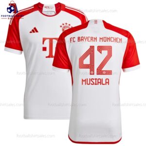 Bayern Munich Musiala 42 Home 23/24 Men Football Shirt Sales