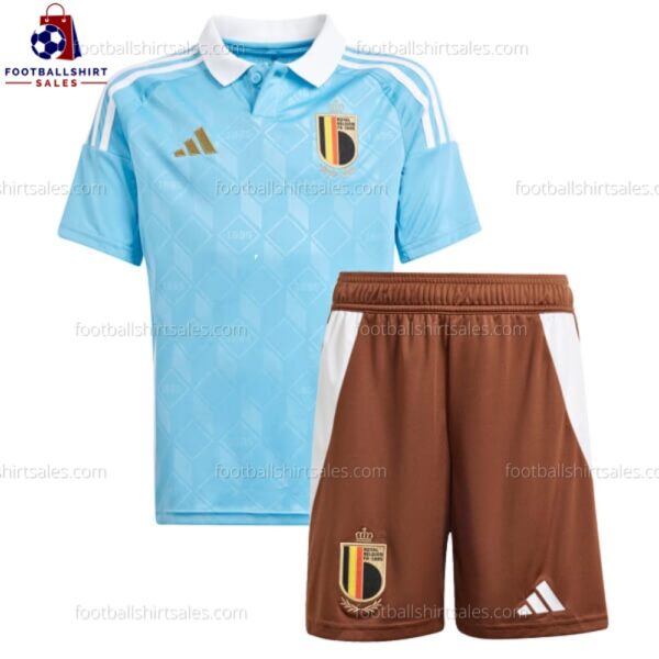 Belgium Away 2024 Kid Football Kit Sales