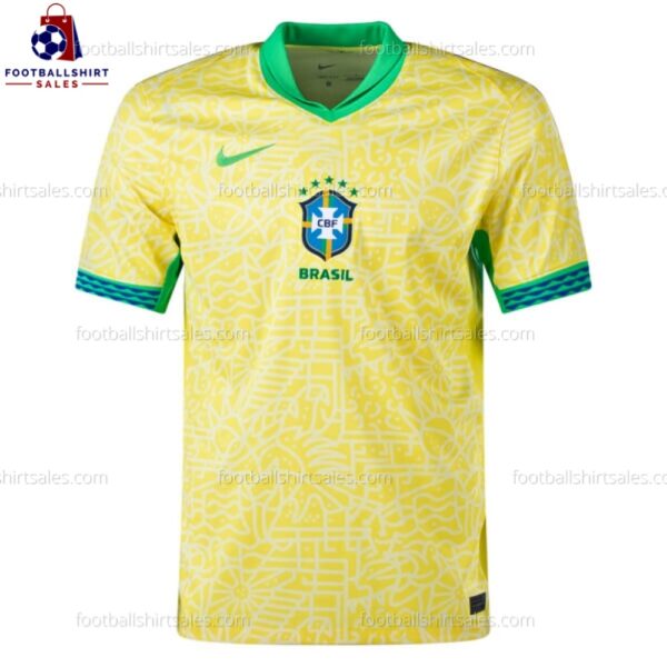 Brazil Home 2024 Men Football Shirt Sales