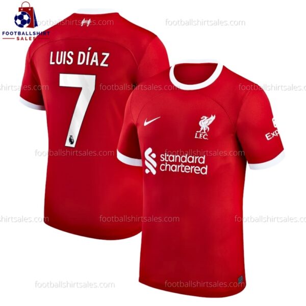 Liverpool Luis Diaz 7 Home 23/24 Men Football Shirt Sales