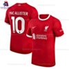 Liverpool Mac Allister 10 Home 23/24 Men Football Shirt Sales