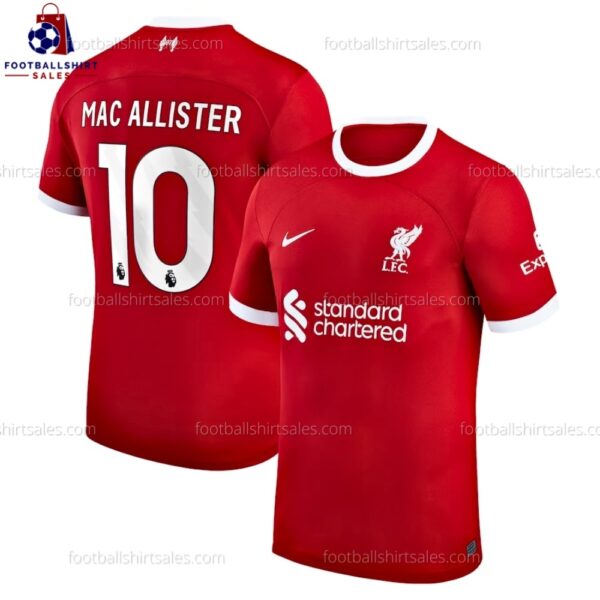 Liverpool Mac Allister 10 Home 23/24 Men Football Shirt Sales