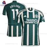 Manchester United Hojlund 11 Away 23/24 Men Football Shirt Sales Printed