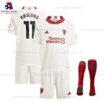 Manchester United Hojlund 11 Third 23/24 Kid Football Kit Sales Printed