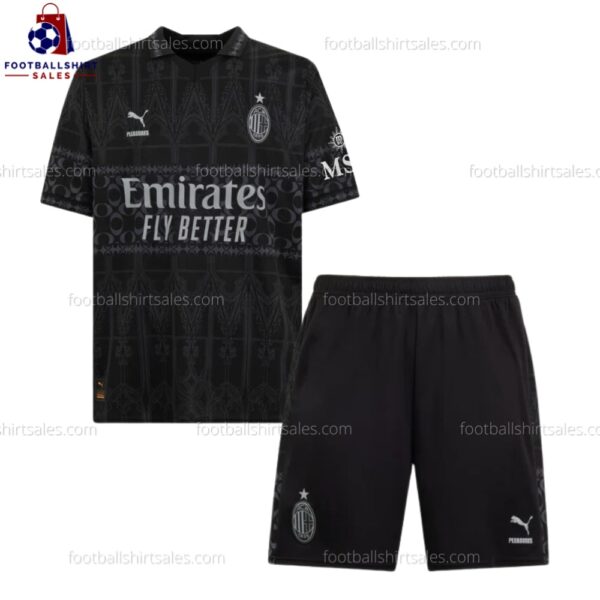 AC Milan Fourth Dark 23/24 Kid Football Kit Sales