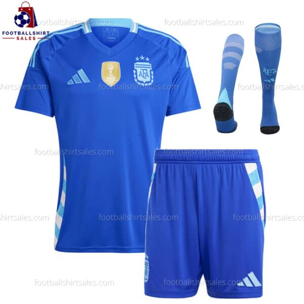 Argentina Away 2024 Kid Football Kit Sales