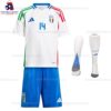 Italy Chiesa 14 Away 2024 Kid Football Kit Sales