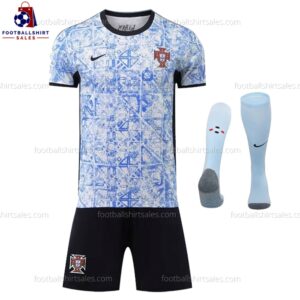 Portugal Away 2024 Kid Football Kit Sales