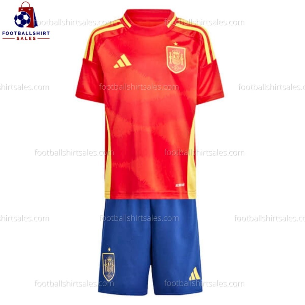 Spain Home 2024 Kid Football Kit Sales Spain Home 2024 Kid Football Kit Sales