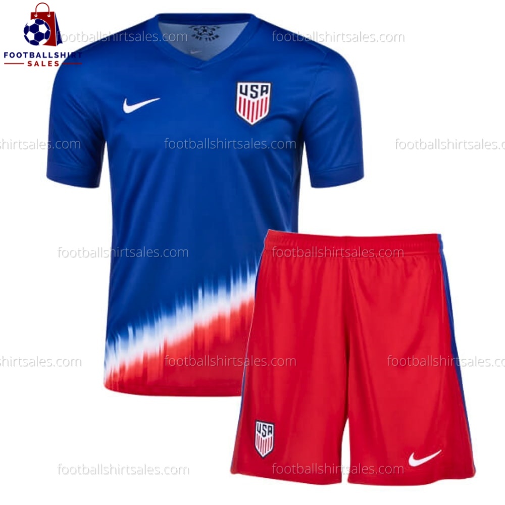 USA Away 2024 Kid Football Kit Sales