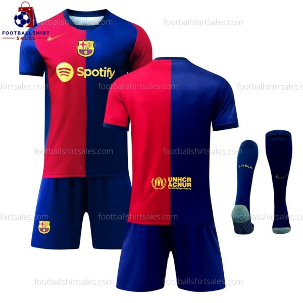 Barcelona Home 24/25 Kid Football Kit Sales