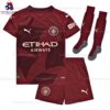 Man City Third 24/25 Kid Football Kit Sales