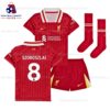 Liverpool Szoboszlai 8 Home 24 25 Kid Football Kit