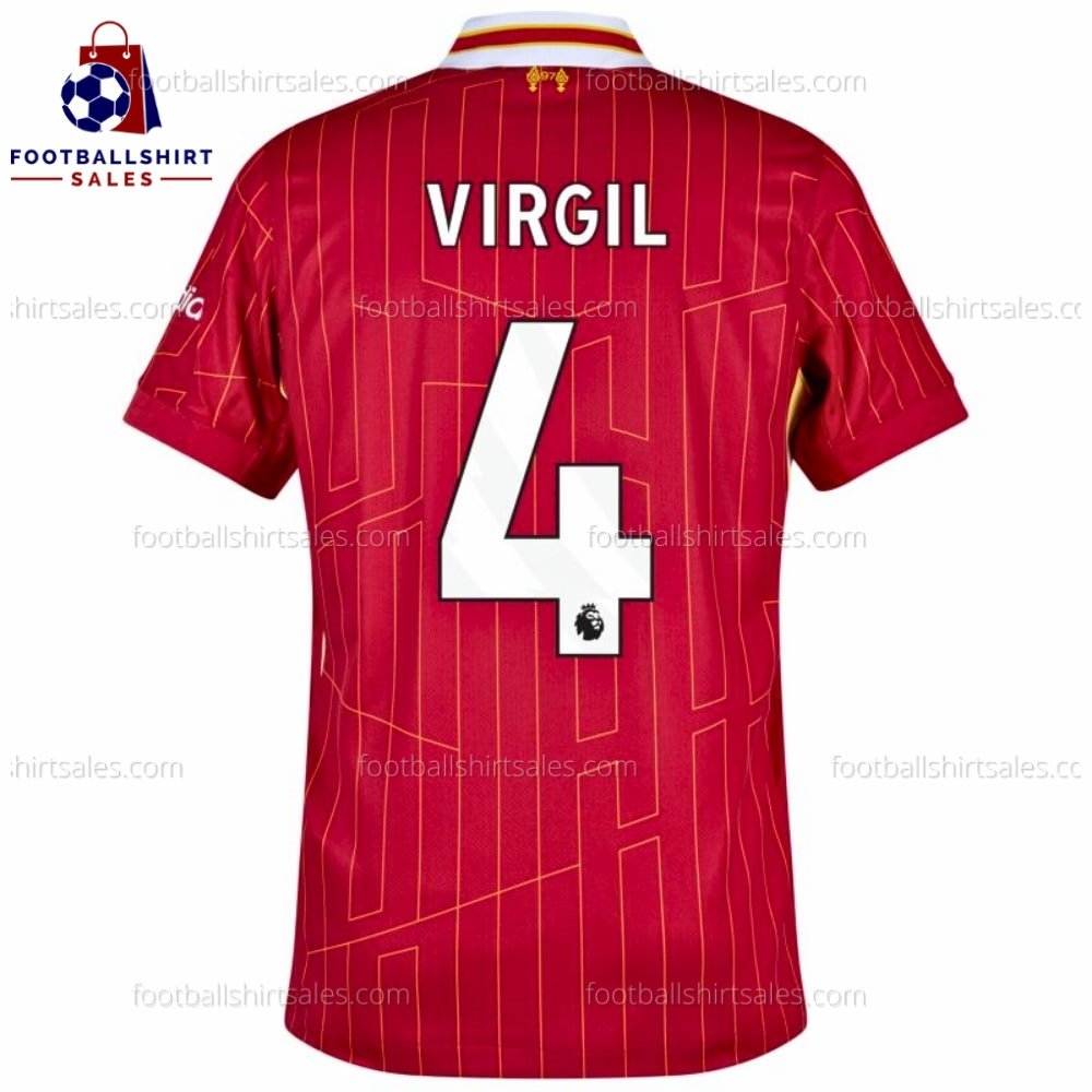 Liverpool Virgil 4 Home 24 25 Men Football Shirt