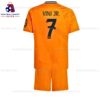 Real Madrid Vini JR. 7 Away 24 25 Kid Football Kit