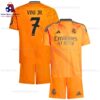 Real Madrid Vini JR. 7 Away 24 25 Kid Football Kit