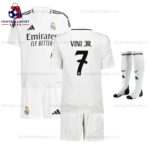 Real Madrid Vini JR. 7 Home 24/25 Kid Football Kit Sales