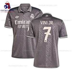 Real Madrid Vini JR. 7 Third 24 25 Men Football Shirt