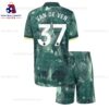 Tottenham Van De Ven 37 Away 24 25 Kid Football Kit