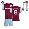 Westham United Ward-Prowse 8 Home 24/25 Kid Football Kit Sales Full View