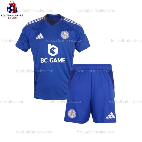 Leicester City Home 24/25 Kid Football Kit Sales