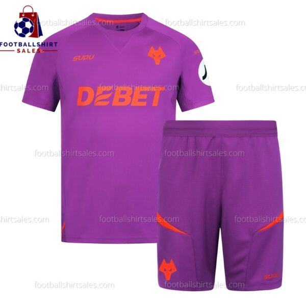 Wolves Third 24/25 Kid Football Kit Sales