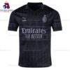 AC Milan x Pleasures Men Football Shirt Sales 24/25 Front View